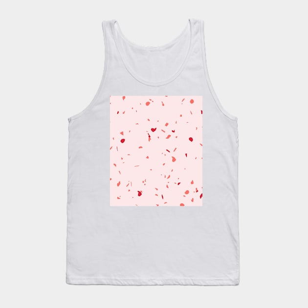 Pink Coral Design Tank Top by Spotlight Clothing